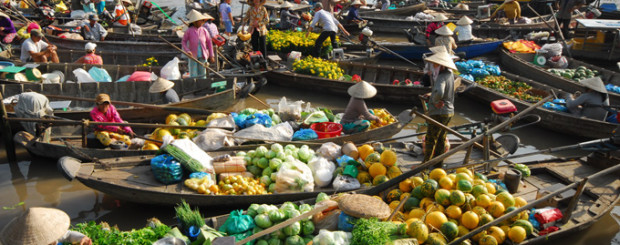 Cai Rang floating market