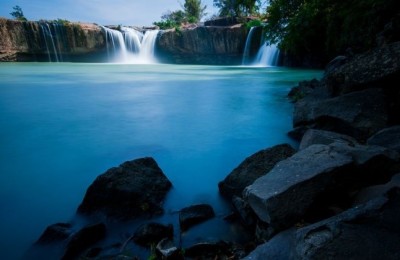 Dray-Sap waterfall. Buon Me Thuot in Vietnam