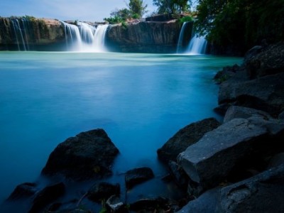 Dray-Sap waterfall. Buon Me Thuot in Vietnam