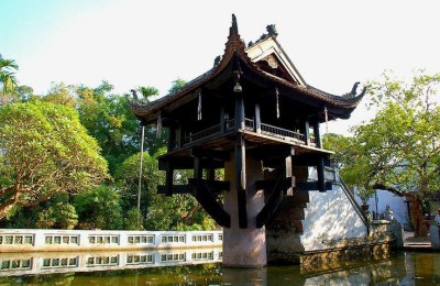 One Pillar Pagoda in Ha Noi