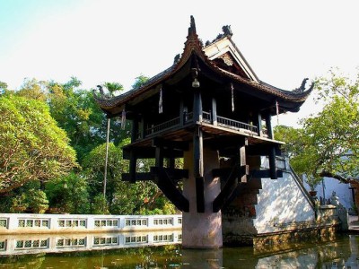 One Pillar Pagoda in Ha Noi