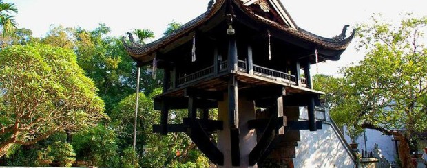 One Pillar Pagoda in Ha Noi