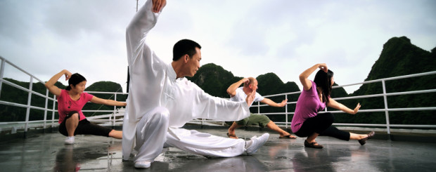 Tai Chi - Halong Bay - cruise